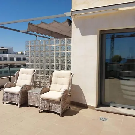 Penthouse Spanje Met Zeezicht Atico Apartman